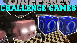 Minecraft - MUTANT SPIDER CHALLENGE GAMES - Lucky Block Mod