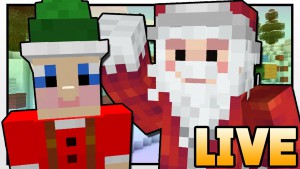 Minecraft - SANTA'S GOLDEN TICKET!! | Custom Mod Adventure LIVE